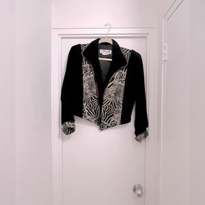 Vintage Asian Inspired Blazer Jacket